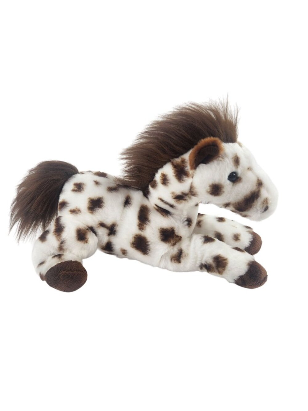 Aurora Pony Horse Plush White Brown Spotted Appaloosa 10" Stuffed Animal Toy